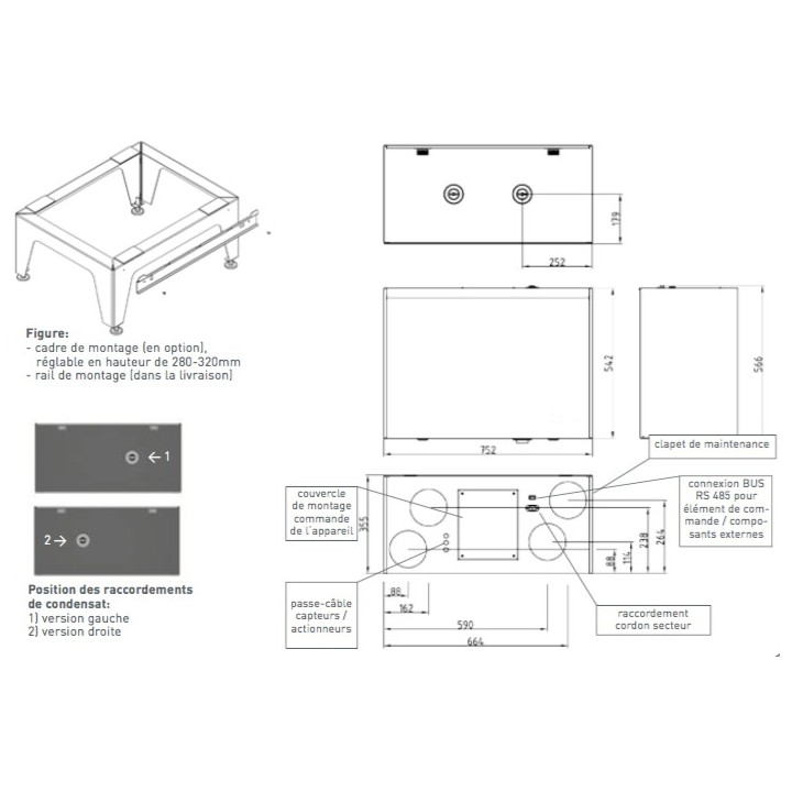 FOCUS F 200 basic [- VMC double flux Haut rendement - PAUL]