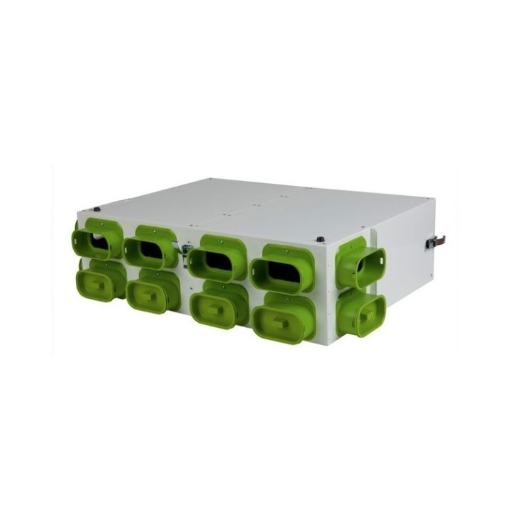Caisson de distribution d'air insonorisé extra-plat - 2x6 AE55 - Sky 150 et 200 [- Conduits et accessoires VMC en PEHD - Brink]