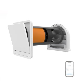 EASE 60 Push Pull App - Connexion wifi entre chaque unité [- VMC Double flux décentralisée par renverse de courant - BRINK]