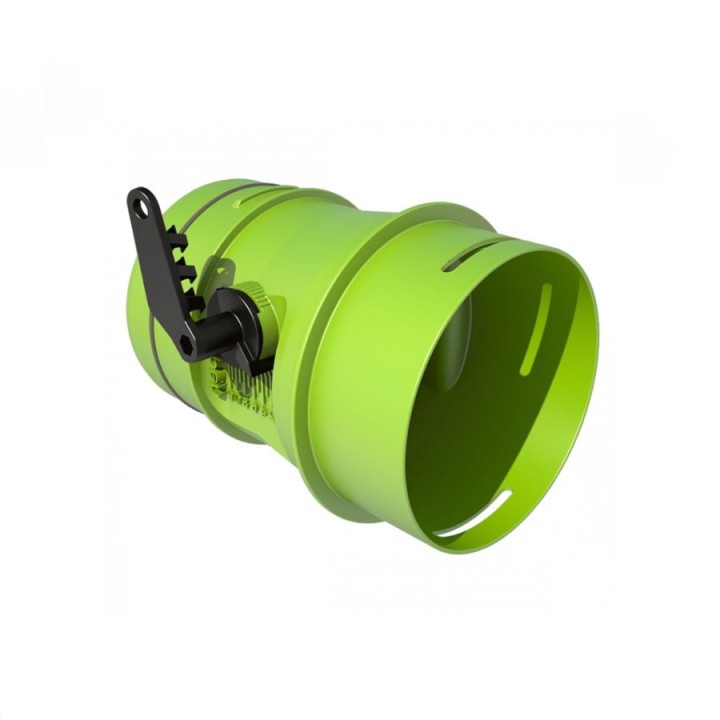 Régulateur manuel de débit  Ø 75 mm pour caisson multi-configuration BRINK [- Conduits et accessoires VMC en PEHD - Brink]