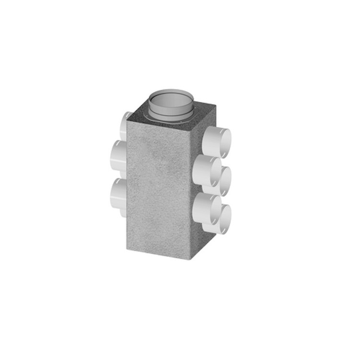 Caisson de distribution d'air Easy Renov Eco S AE48C - 6 x DN 90 [- Répartiteurs VMC en PEHD - Brink]