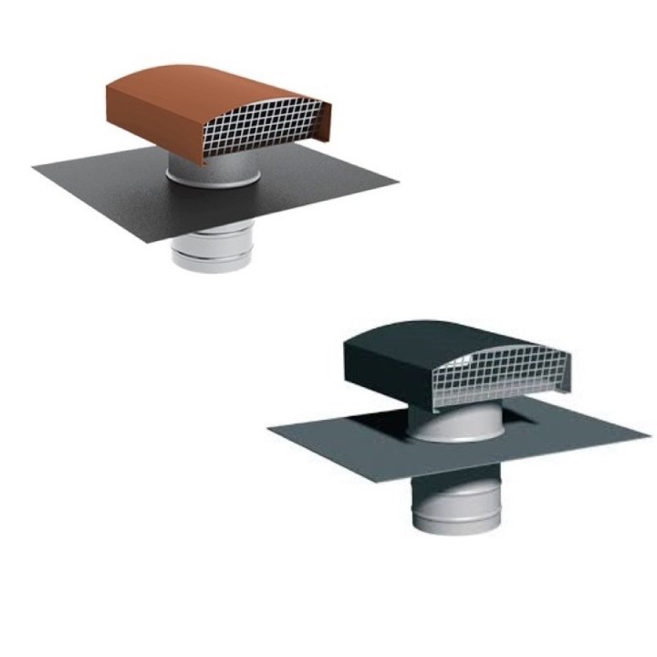 Chapeaux de toiture Ø 125, 160 et 200 mm - accessoire VMC - Atlantic - e-novelec 