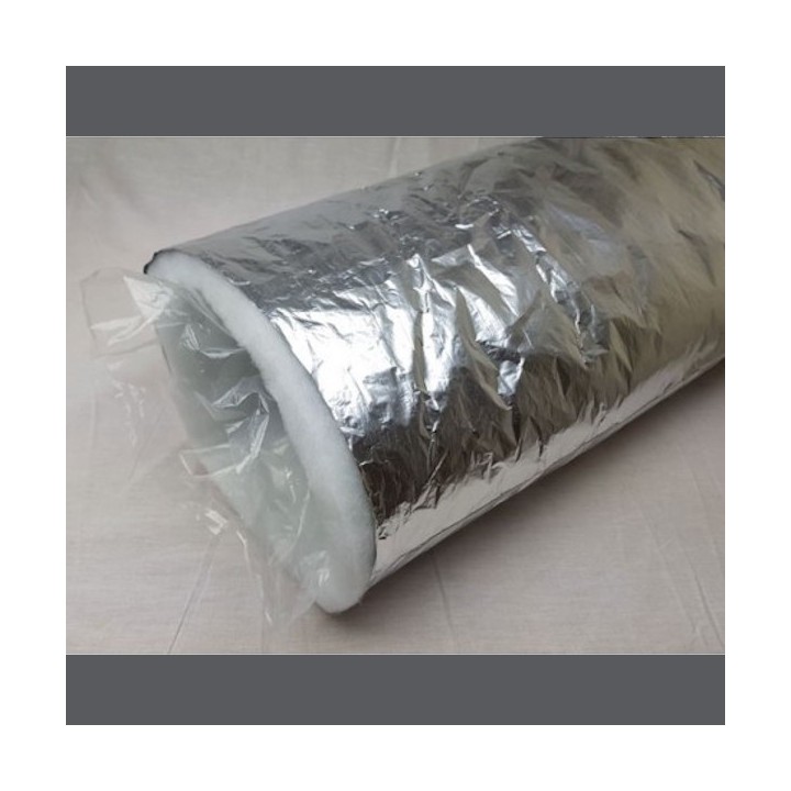 Chaussette isolée en 50 mm - 2 mètres pour conduits isolés Ø intérieur 125, 160 ou 180 mm [- Conduits VMC en PE - Brink]