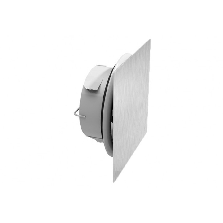 Façade de bouche carrée extraplate Inox [- bouche d’insufflation et extraction - Brink]