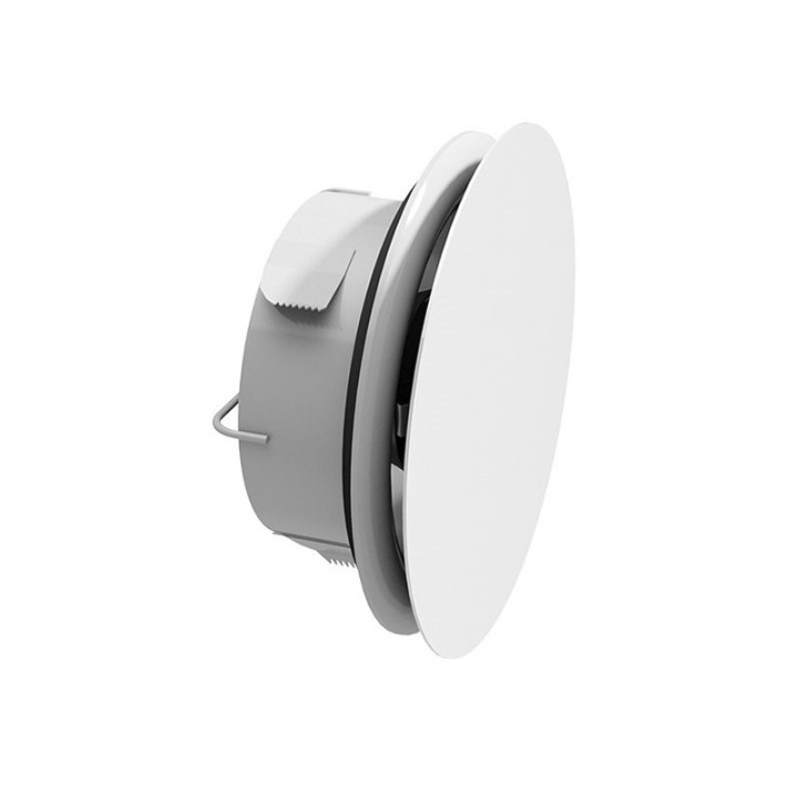 Façade de bouche ronde extraplate blanc RAL 9010 [- bouche d’insufflation et extraction - Brink]