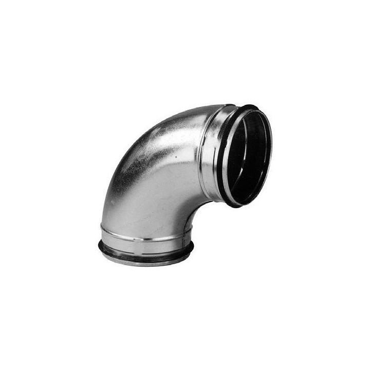 Coude galva 90° avec joint [- accessoires galvanisés VMC - Unelvent / Atlantic]
