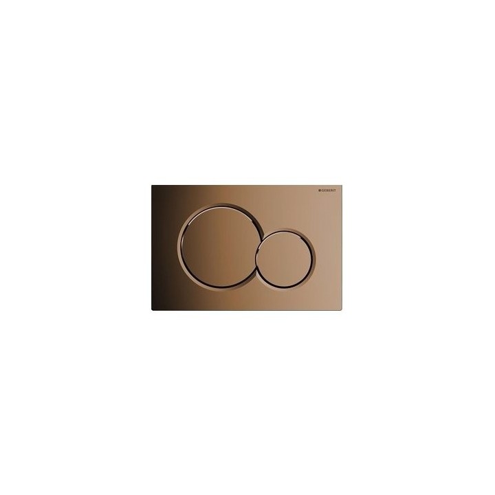 SIGMA 01 Laiton Brillant [- Plaque de déclenchement 2 touches - Geberit]