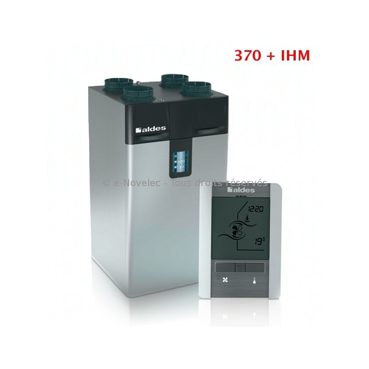 Dee Fly Cube 370 micro-watt Radio IHM (Grand débit) - Autoréglable et Hygroréglable [- VMC Double flux - Aldès]