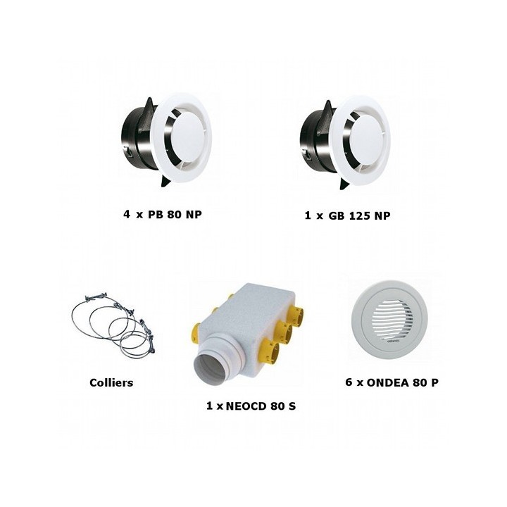 Kit accessoires double flux PRIMOCOSY [- VMC Double Flux - Atlantic]