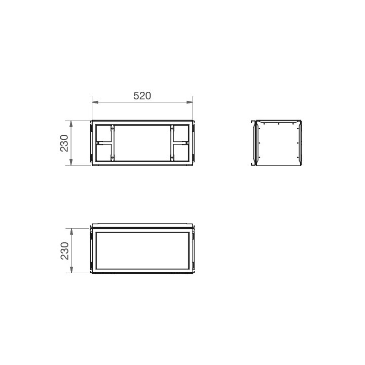 Caisson de distribution 10 piquages - ComfoWell 520 [- sans plaques de raccordement - Réseau PEHD ComfoTube - Zehnder]