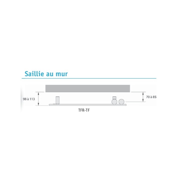 FASSANE Spa Asymétrique [- TFR - Sèche-serviettes électrique - Acova]