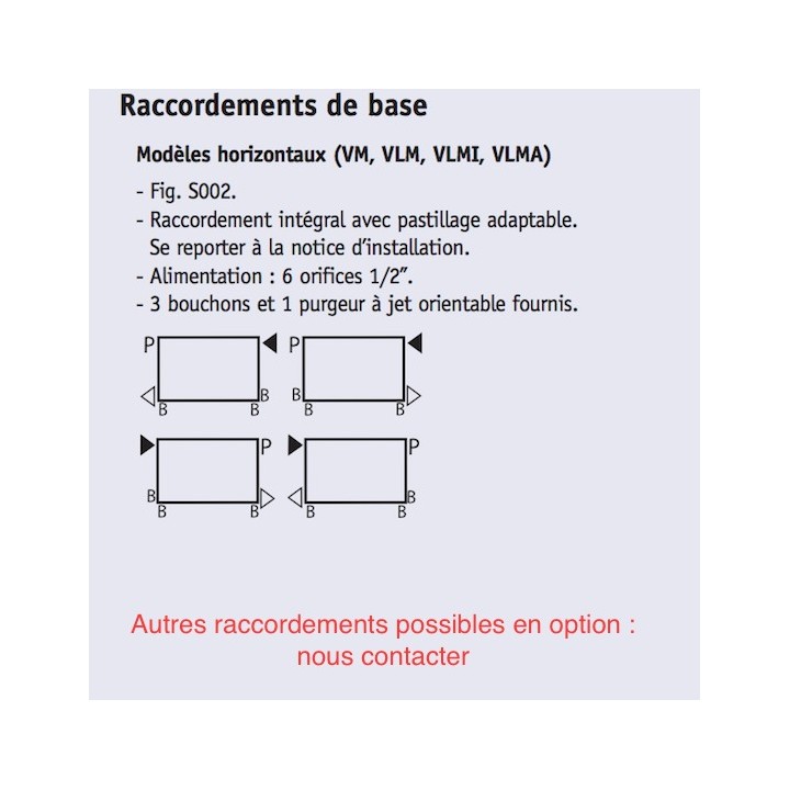 ALTIMA horizontal simple - VM - BLANC ou COULEUR [- Radiateur Chauffage Central - ACOVA]