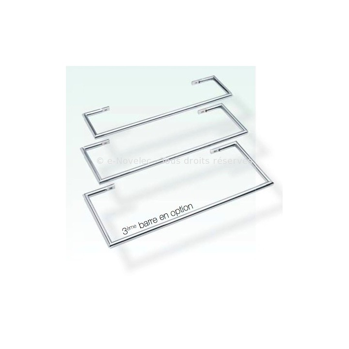 3ème Barre porte-serviettes pour Solaris (Largeur 45 cm) [- Accessoire Sèche-serviettes - Fondis]