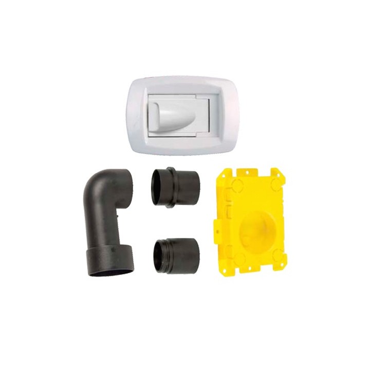 Kit Prise rectangle [- PR.AC - Réseau Aspiration centralisée - Unelvent]