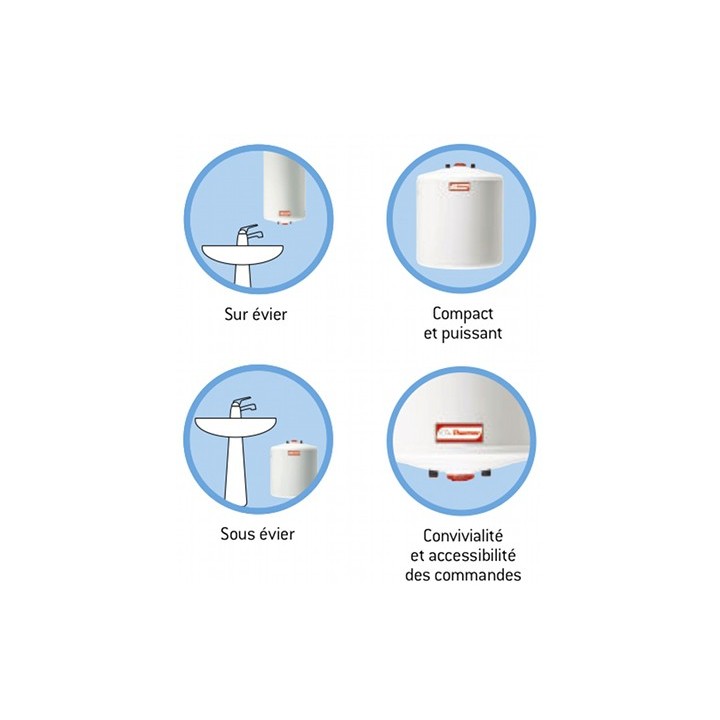 Chauffe-eau électriques pour installation sur évier