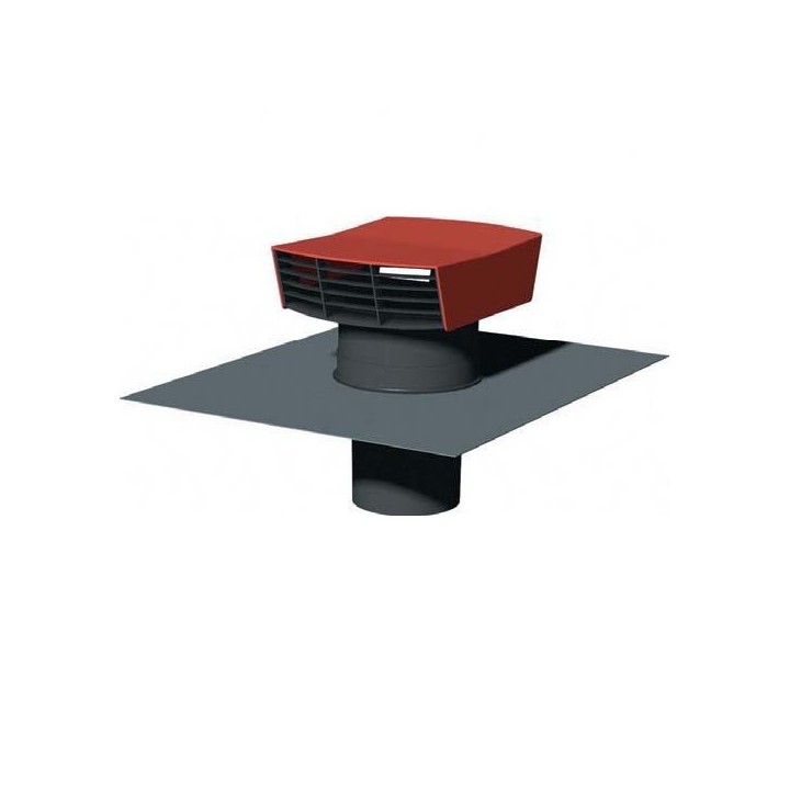 Chapeau de toiture plastique CT-P - Ø 125 ou 150/160 mm [- Sortie toiture VMC - S&P Unelvent]