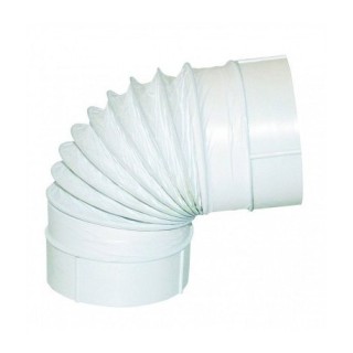 Tube circulaire souple. Long. 50 cm - TFC [- conduits PVC de Ventilation - Unelvent]