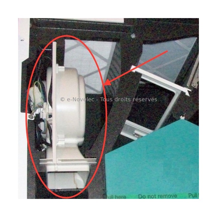 Motoventilateur pour VMC IDEO 275 (sans module de commande) [- pièce détachée - Unelvent - Ni repris ni échangé]