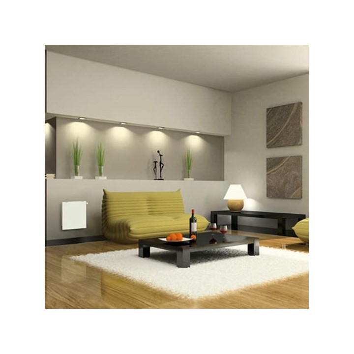 VALDEROMA Radiateur Eau Chaude H2O - BLANC QUARTZ [- Radiateur Minéral - chauffage central]