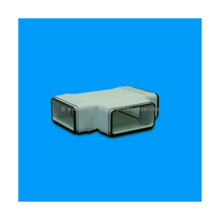 Té horizontal rectangulaire à joints - TEHR [- conduits PVC de Ventilation - Atlantic]