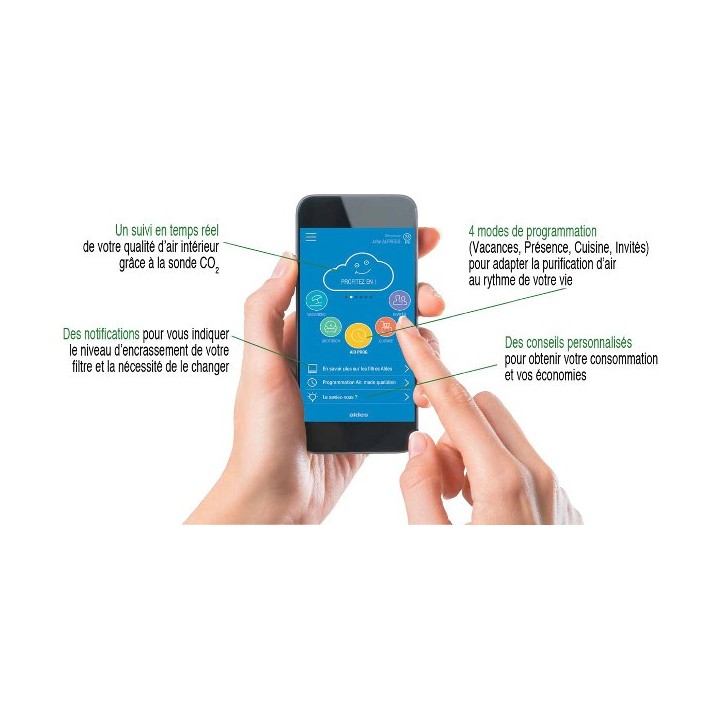 InspirAIR Side SC370 Premium [- VMC Double flux - Purification d'air - Aldès]