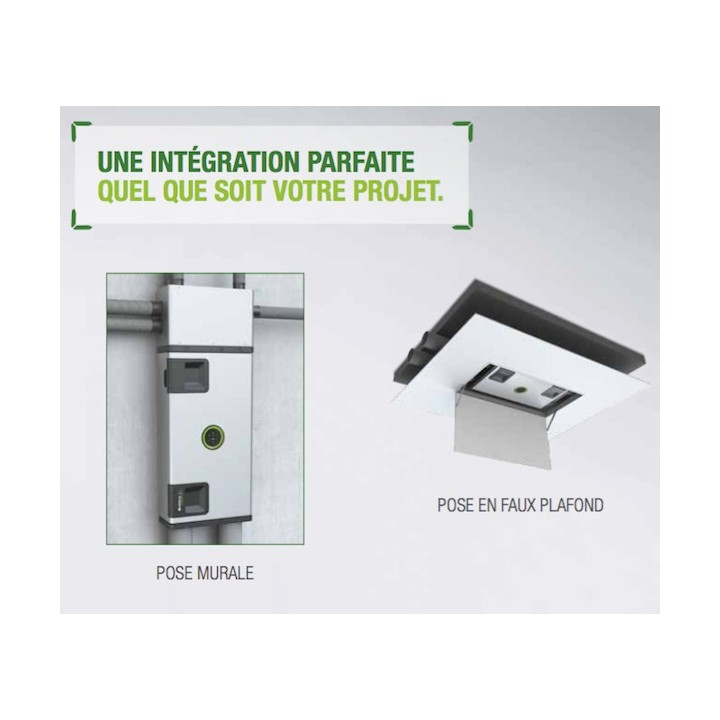 InspirAIR Side SC370 Premium [- VMC Double flux - Purification d'air - Aldès]