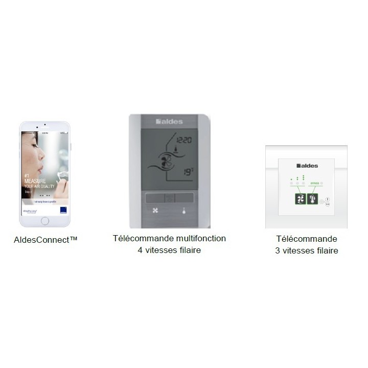 InspirAIR Side SC370 Premium [- VMC Double flux - Purification d'air - Aldès]