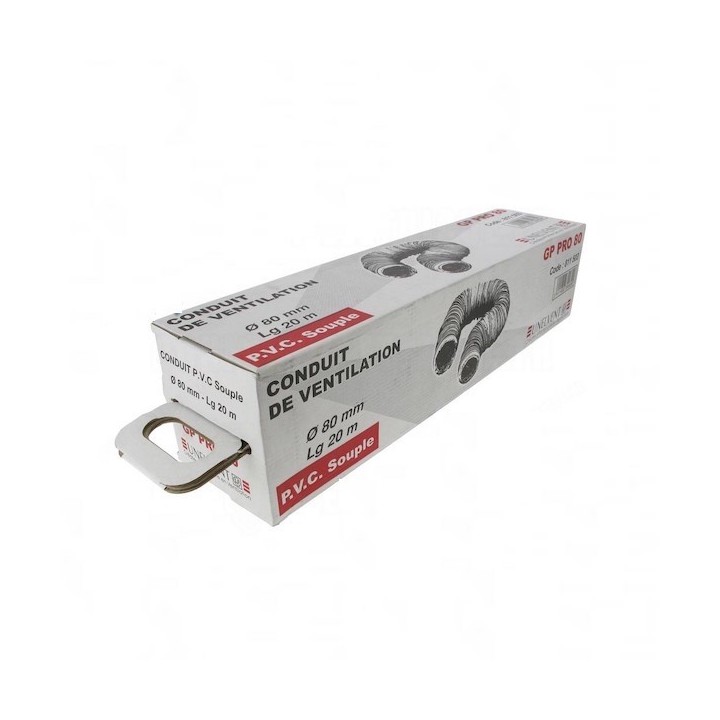 Gaine souple GP-PRO Ø 80 ou 125 mm - 20 mètres [- gaine VMC - Unelvent]