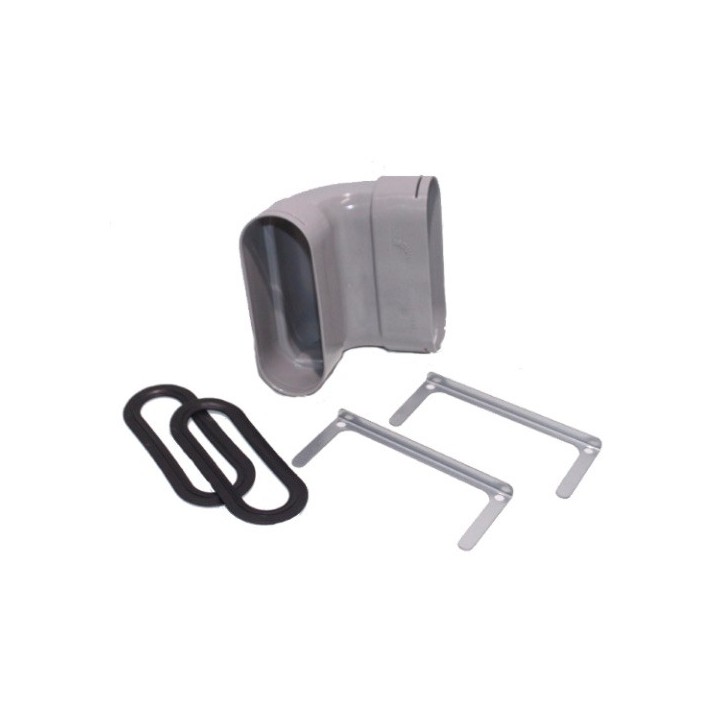Coude 90° Vertical pour conduit plat Comfoflat 51 [- Réseau PEHD Comfoflat 51- Zehnder]