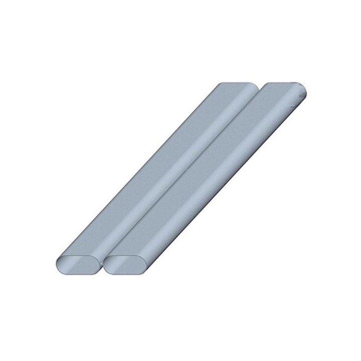 Gaine double CK150/300 - Longueur 1,5 m - conduit plat Comfoflat pour installation en dalle [- Réseau Comfoflat 51- Zehnder]