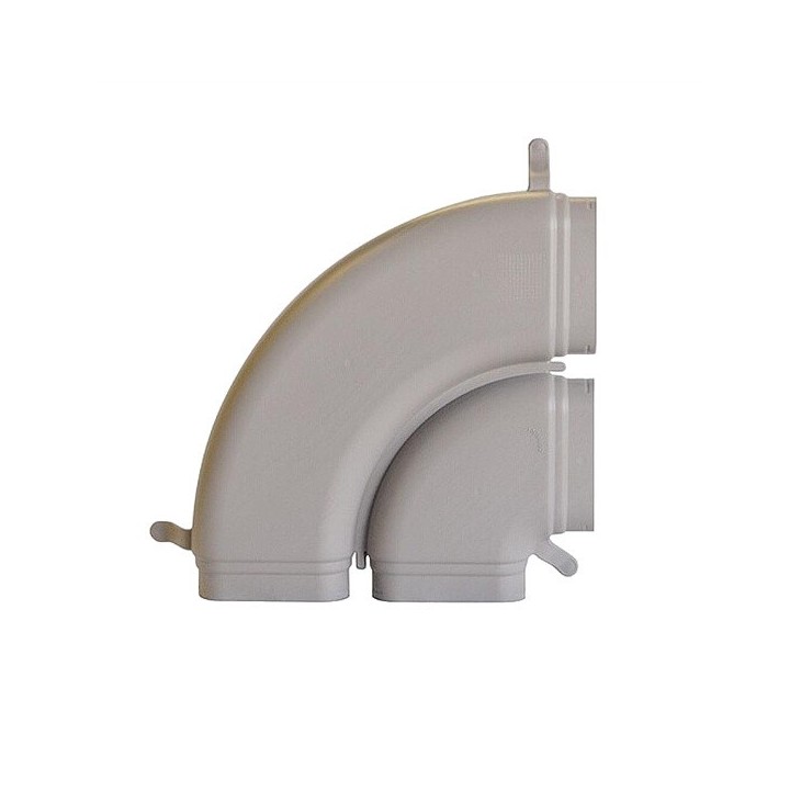 Coude 90° Horizontal CK300 pour conduit CK300 Comfoflat [- Réseau PEHD Comfoflat 51- Zehnder]