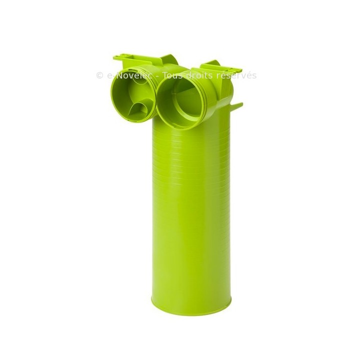 Coude mixte vertical polyéthylène - XCMV 75 ou 90 [- Conduits et accessoires VMC en PEHD - Réseau Clip & Go - Atlantic]