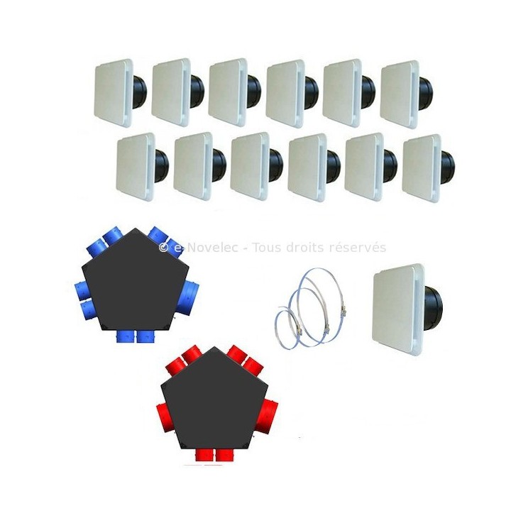 KIT Accessoires P08 [- accessoire VMC double flux - Unelvent]