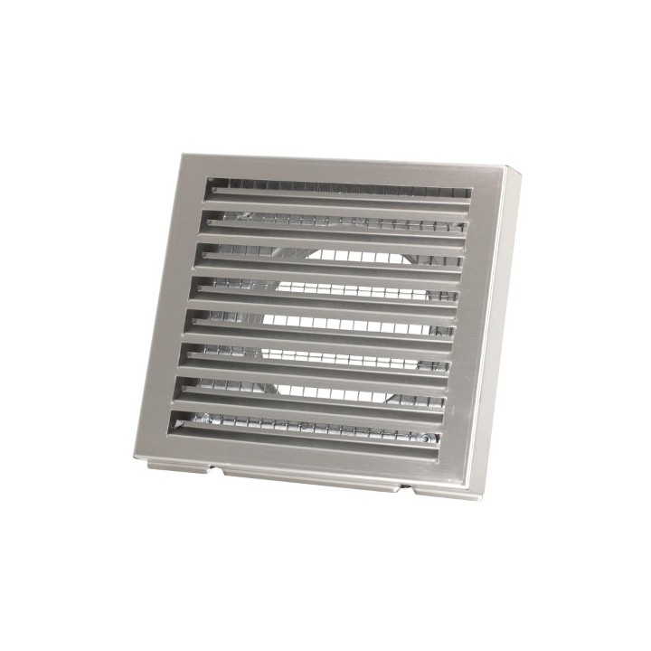 Grille murale inox - Ø 125, 150, 160, 180 et 200 mm [- VMC Double flux - Zehnder]