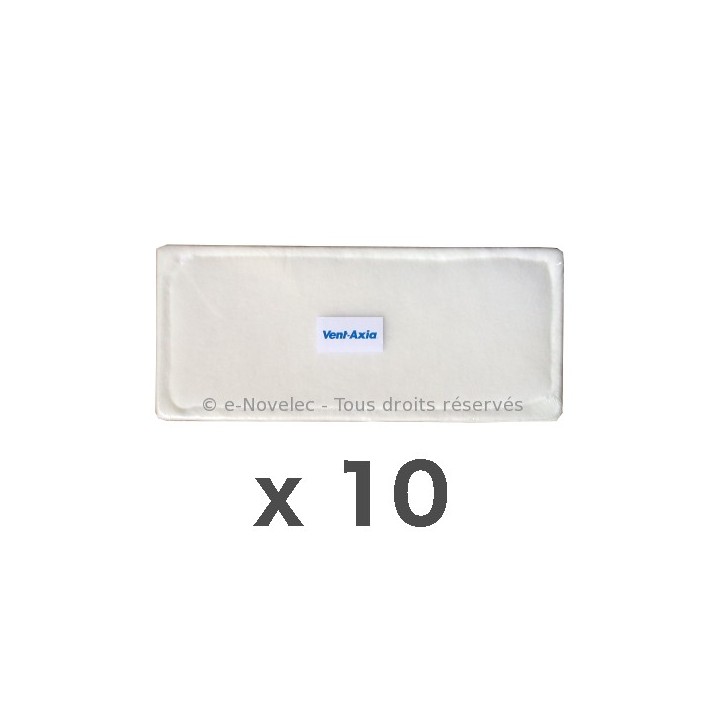 Filtres G3 pour Vent-Axia SENTINEL KINETIC PLUS - 440 m3/h  (lot de 10 pièces) [- VMC Double flux haut rendement - VENTILAIR]