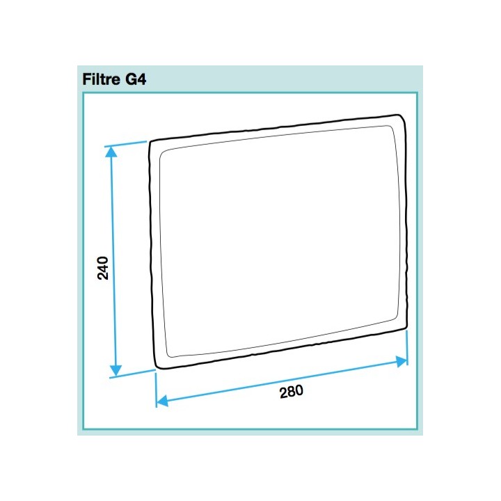 Lot de 3 filtres pour VMC DEE Fly Cube micro-watt 300 et 370 [- Filtration VMC double flux - ALDES]