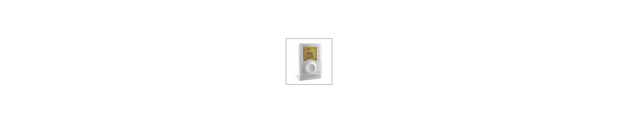 Thermostats programmables gestion radiateur chauffage electrique domotique
