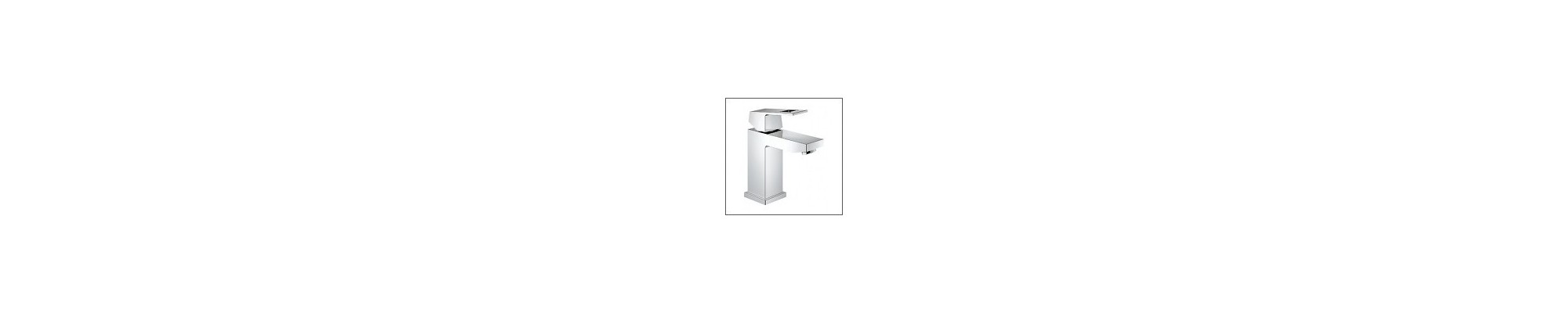 Robinetterie salle de bains GROHE Eurocube - Mélangeur, mitigeur thermostatique, siphon, porte-serviettes, patères