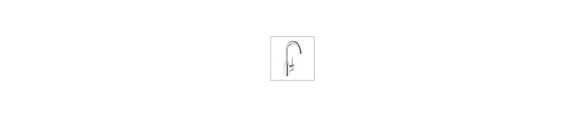 Robinetterie salle de bains GROHE Concetto - Mélangeur, mitigeur thermostatique, siphon, porte-serviettes, patères