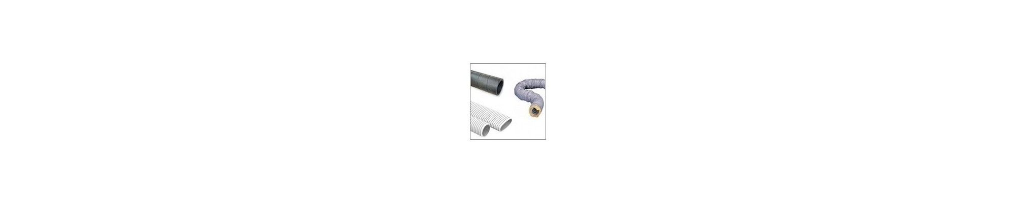 Gaines et conduits souples ou rigides : intérieur aluminium, PVC, Galva ou Polyéthylène