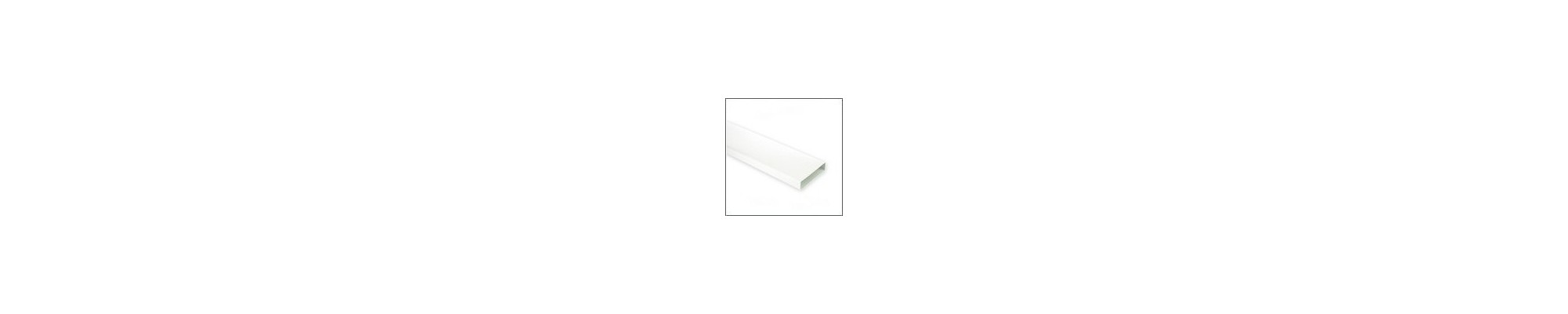 Conduits PVC rigides ultra-plats Atlantic - Réseaux aérauliques e-Novelec