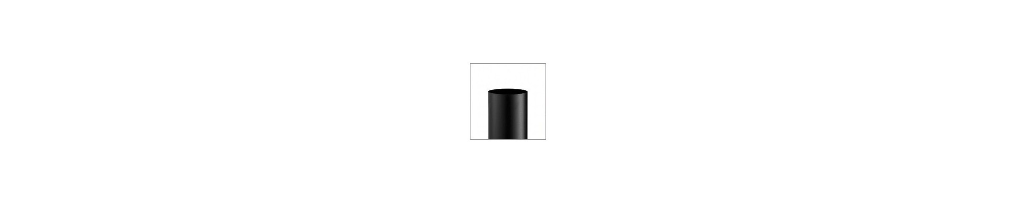 Fumisterie Emaillée - Noir mat - Poujoulat
