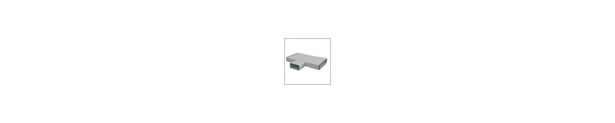 Conduits PVC rigides ultra-plats avec joint TUB-PLA d'Unelvent - Réseaux aérauliques e-Novelec