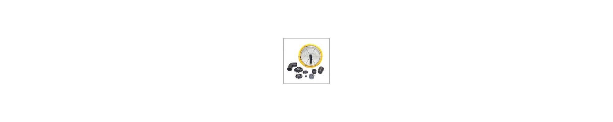 Kit de nettoyage pour réseaux PEHD Helios Ventilation